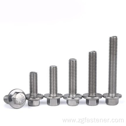 Hexagon Bolts With Flange With Metric Fine Pitch Thread - Small Series